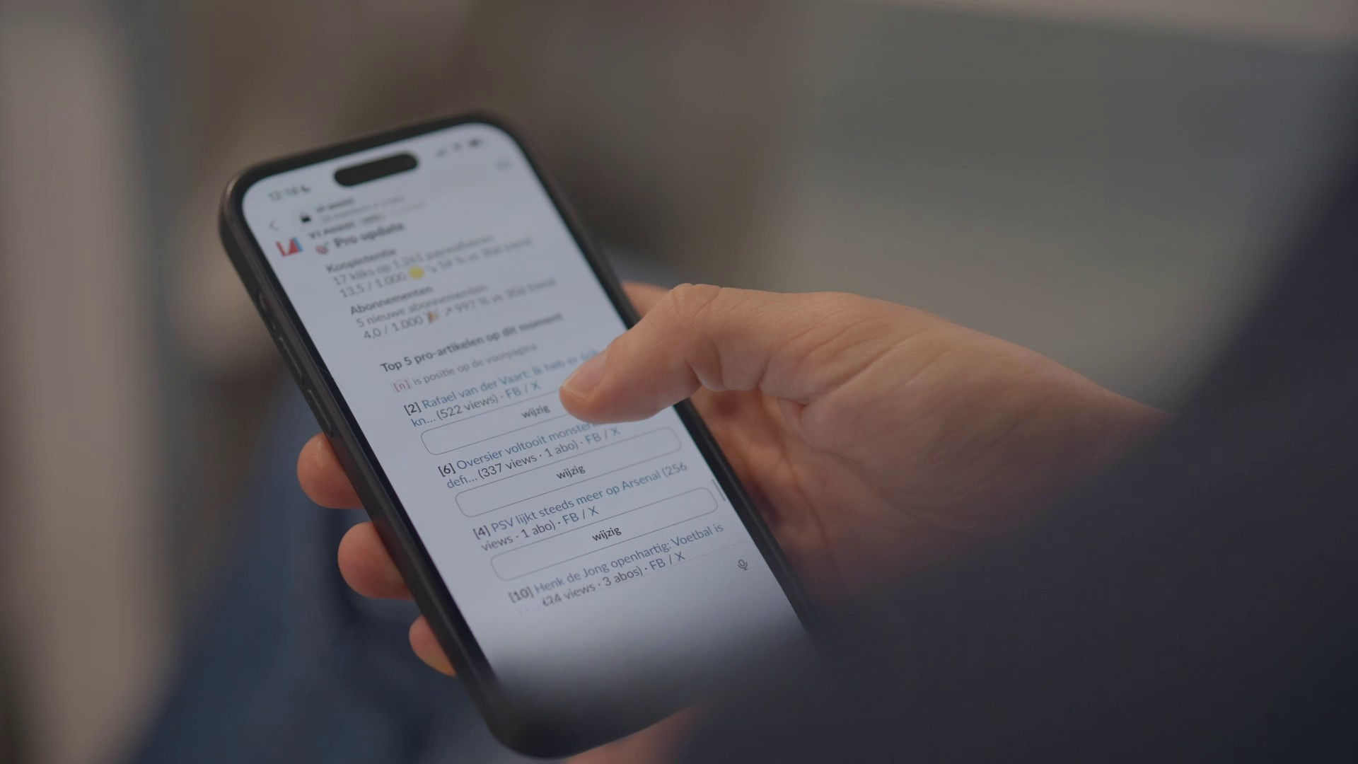 VI Assist Slack-melding op mobiel: top-5 pro-artikelen met bijstuur-acties
